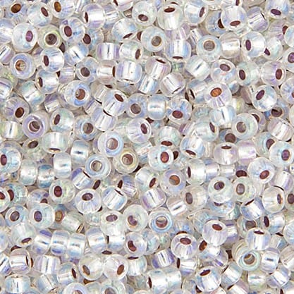 Miyuki Beads, MiyukiRoundBeads11/0-1001 Silver Lined Crystal AB