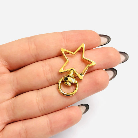 Gold Plated Star Clip - 3