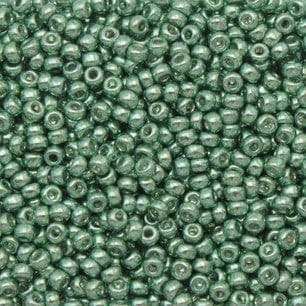 Miyuki Beads, MiyukiRoundBeads11/0-1074 Verzinktes Meergrün