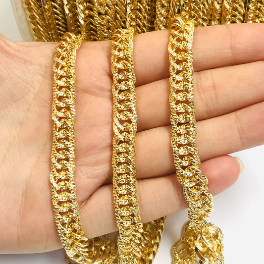 Gold Plated 8x10mm Chain
