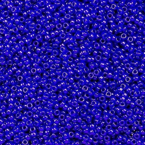 Miyuki Beads, MiyukiRoundBeads15/0-0414 Undurchsichtiges Kobaltblau