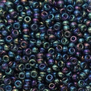 Miyuki Beads, MiyukiRoundBeads11/0-2459 Metallic Blue Iris