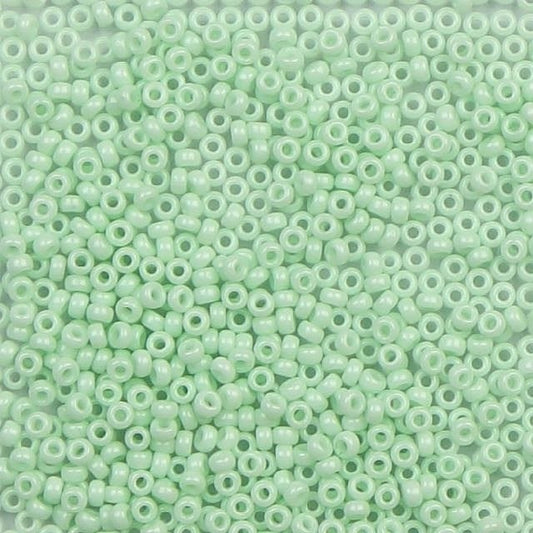 Miyuki Beads, MiyukiRoundBeads11/0-3318 Opaque Light Mint