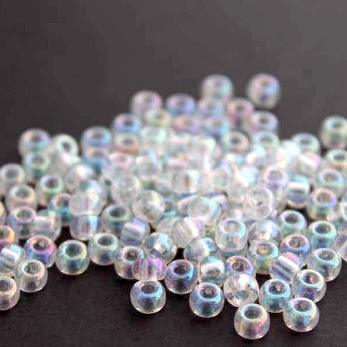 Miyuki Boncuk, MiyukiRoundBeads 6/0-0250 Crystal AB