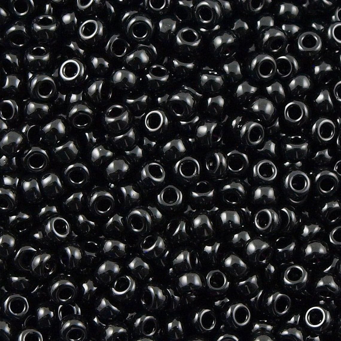 Miyuki Beads, MiyukiRoundBeads 6/0-0401 Black