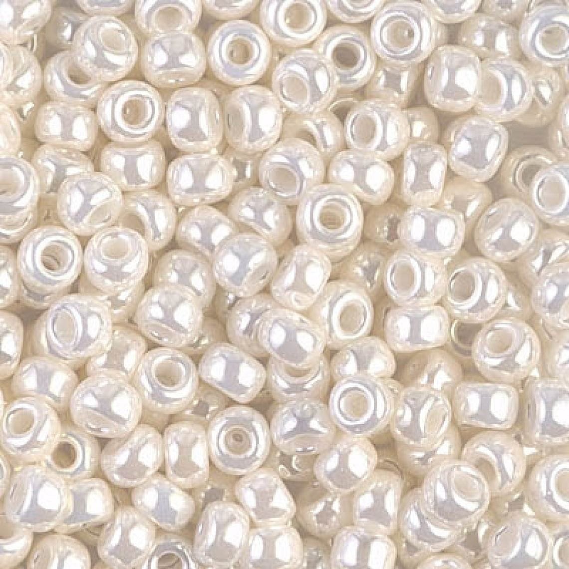 Miyuki Beads, MiyukiRoundBeads 6/0-0592 Antique Ivory Pearl Ceylon