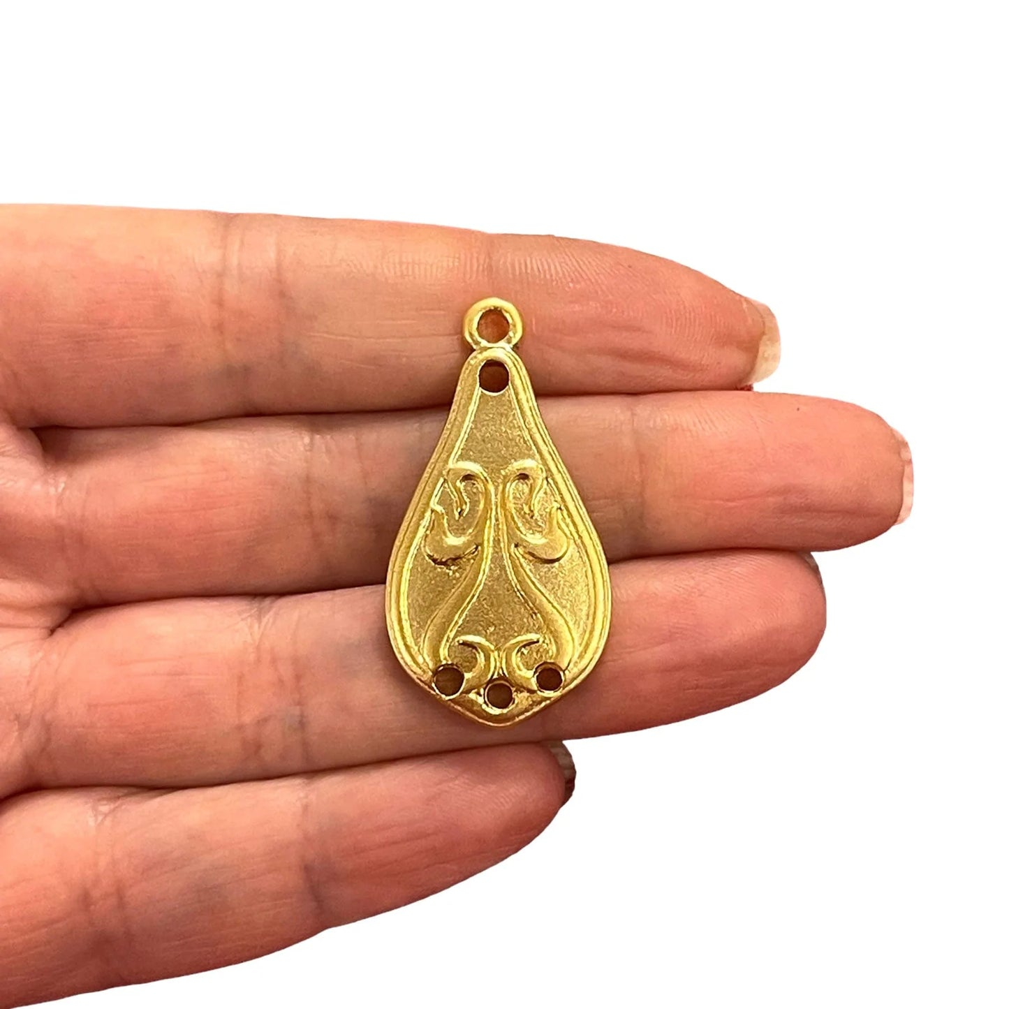 Matte Gold Plated Pendant -13