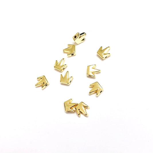 Gold Plated 7mm King's Crown Spacer