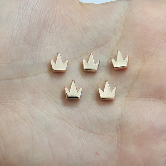 Rose Gold Plated 7mm Crown Crown