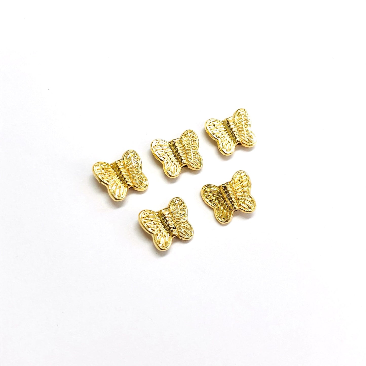 Gold Plated 8x10mm Butterfly Spacer