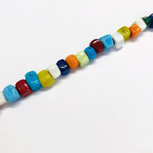 Colorful Cube Hearth Beads - Small Size 