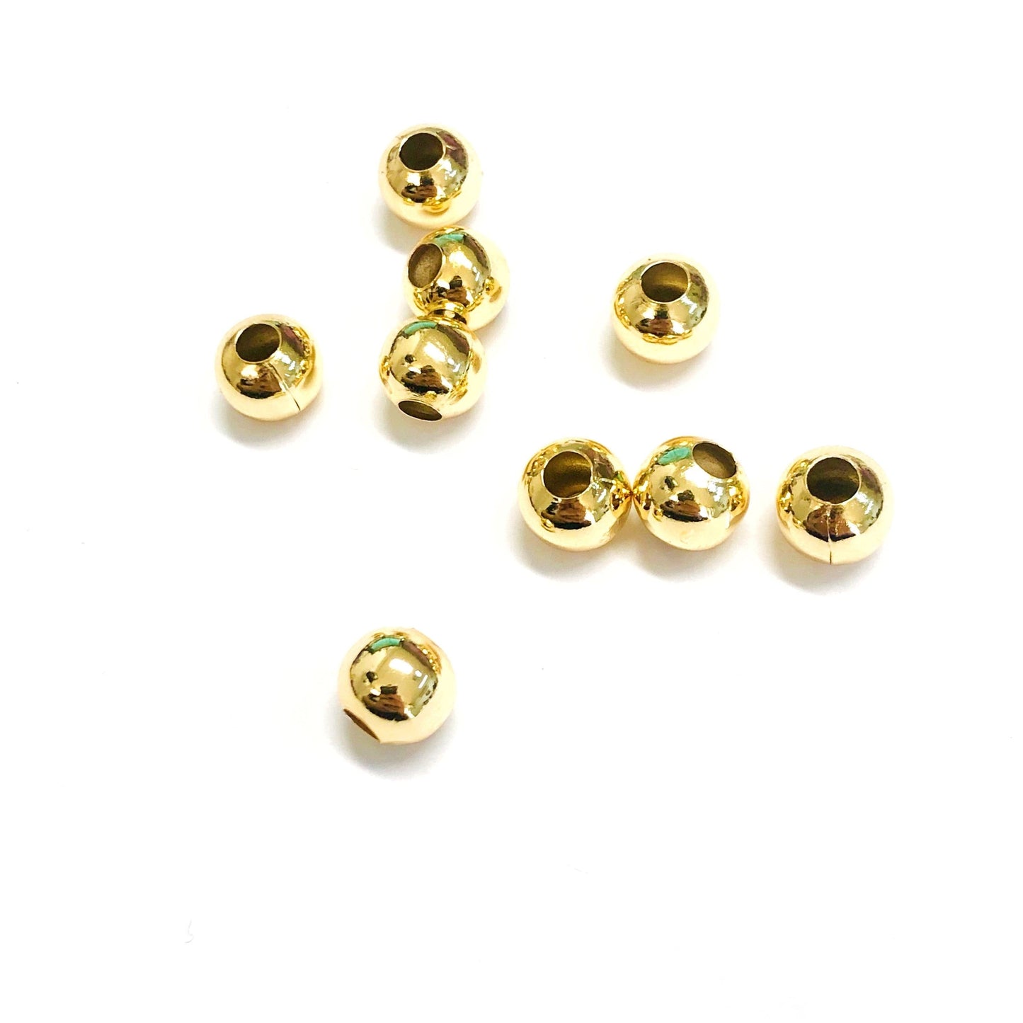 Gold Plated Ball Spacer 8mm