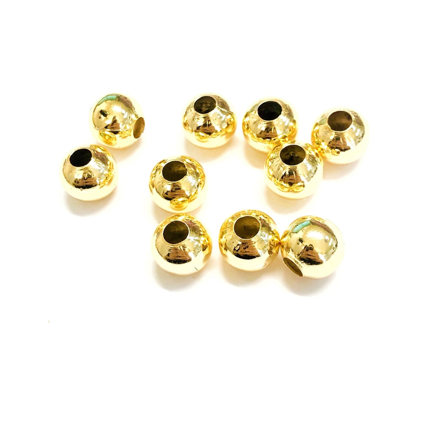 Gold Plated Ball Spacer 10mm