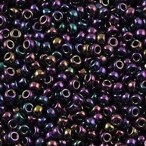 Miyuki Beads, MiyukiRoundBeads15/0-0454 Metallic Purple