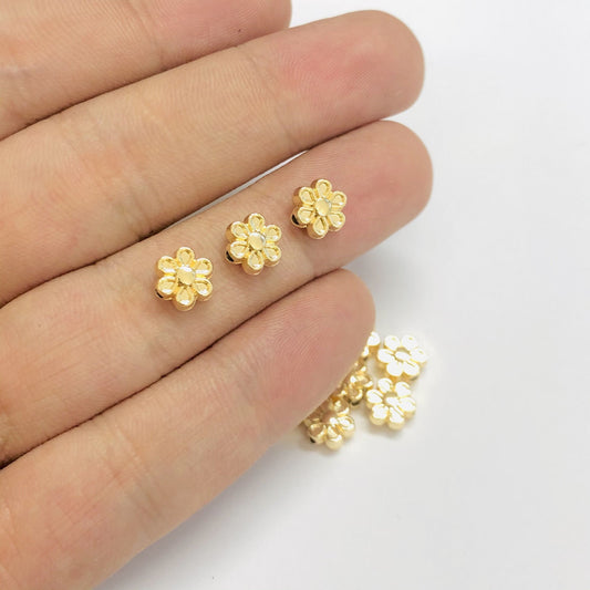 Gold Plated 7mm Daisy Divider 