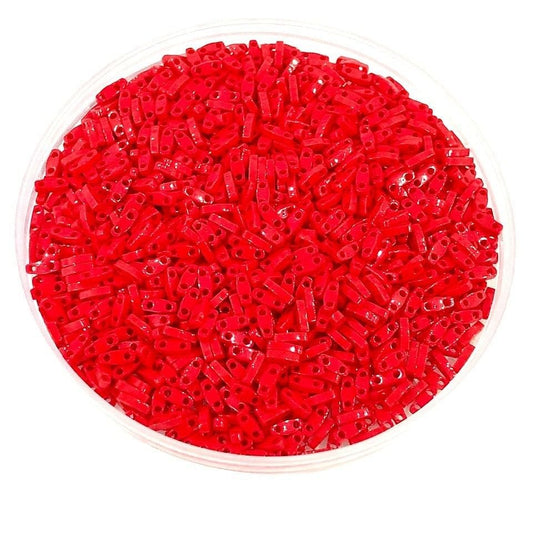 Miyuki Beads, Miyuki Quarter Tila QTL-0408 Opaque Dark Red