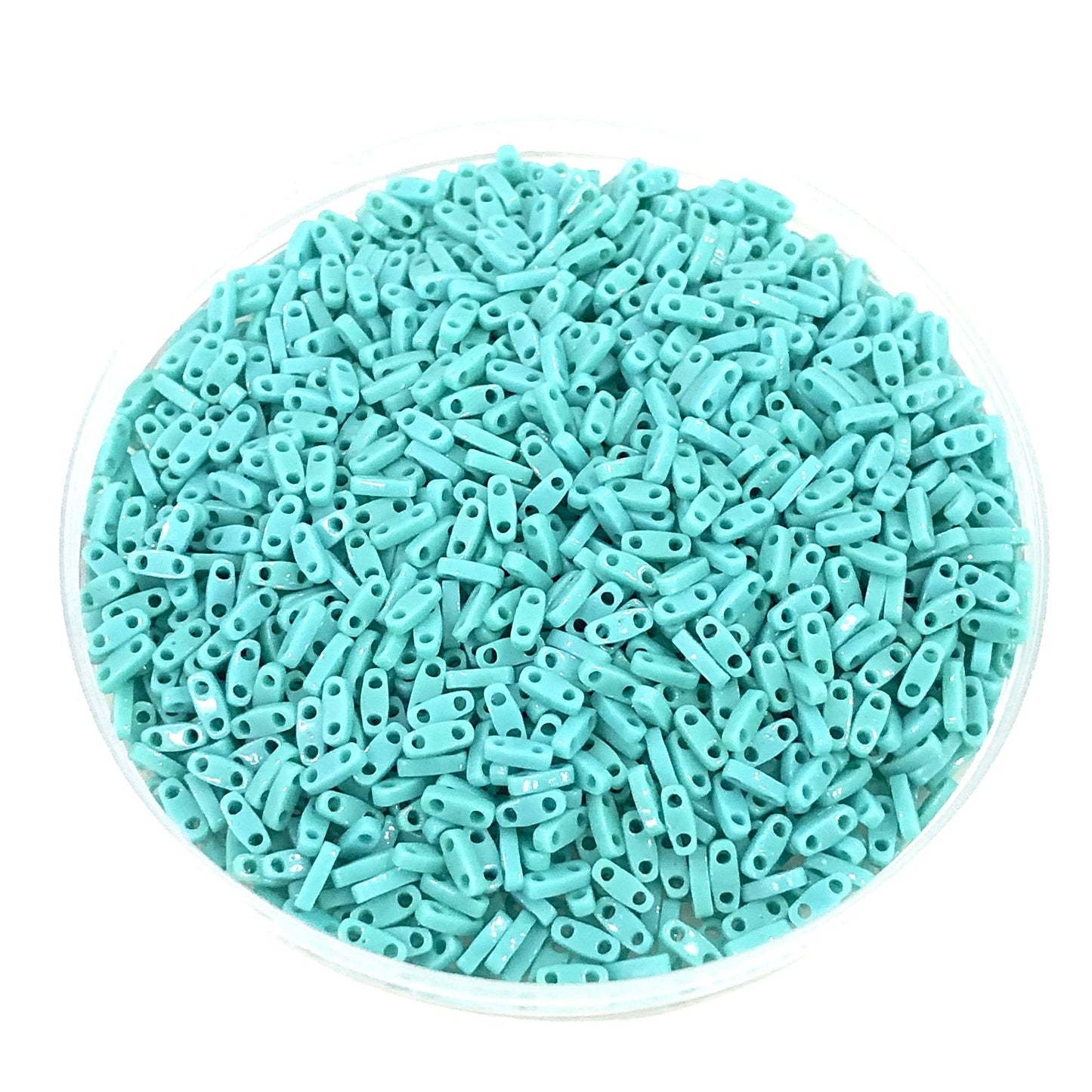 Miyuki Beads, Miyuki Quarter Tila QTL-0412 Opaque Turquoise Green