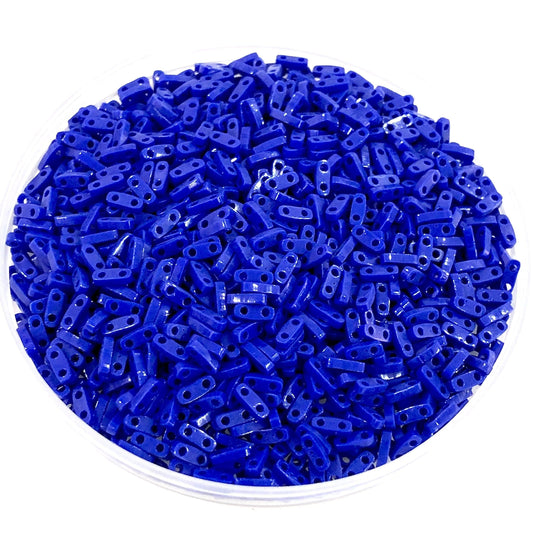 Miyuki Beads, Miyuki Quarter Tila QTL-0414 Undurchsichtiges Kobalt