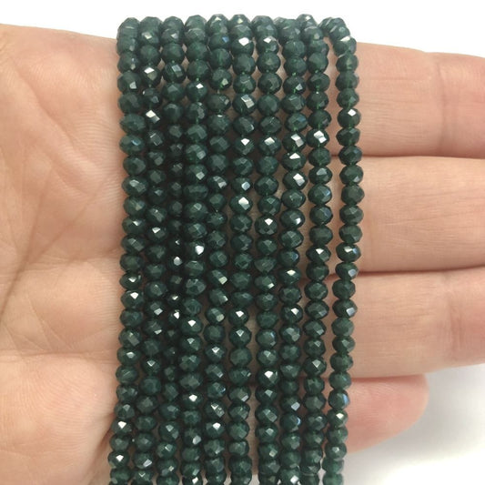 Crystal Bead, Chinese Crystal-3mm-21- Emerald Green