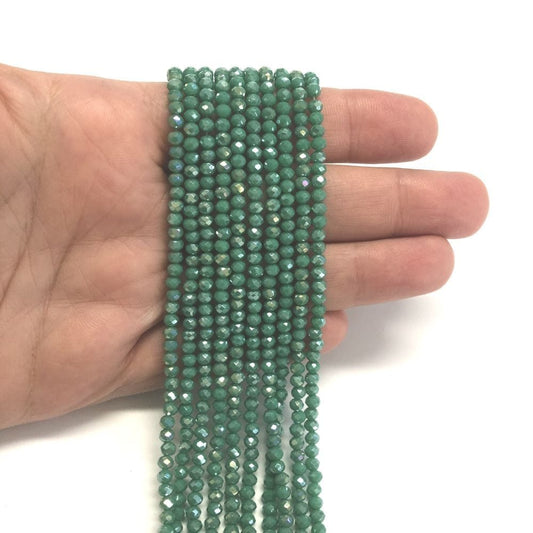 Crystal Bead, Chinese Crystal-3mm-23 - Turquoise Green