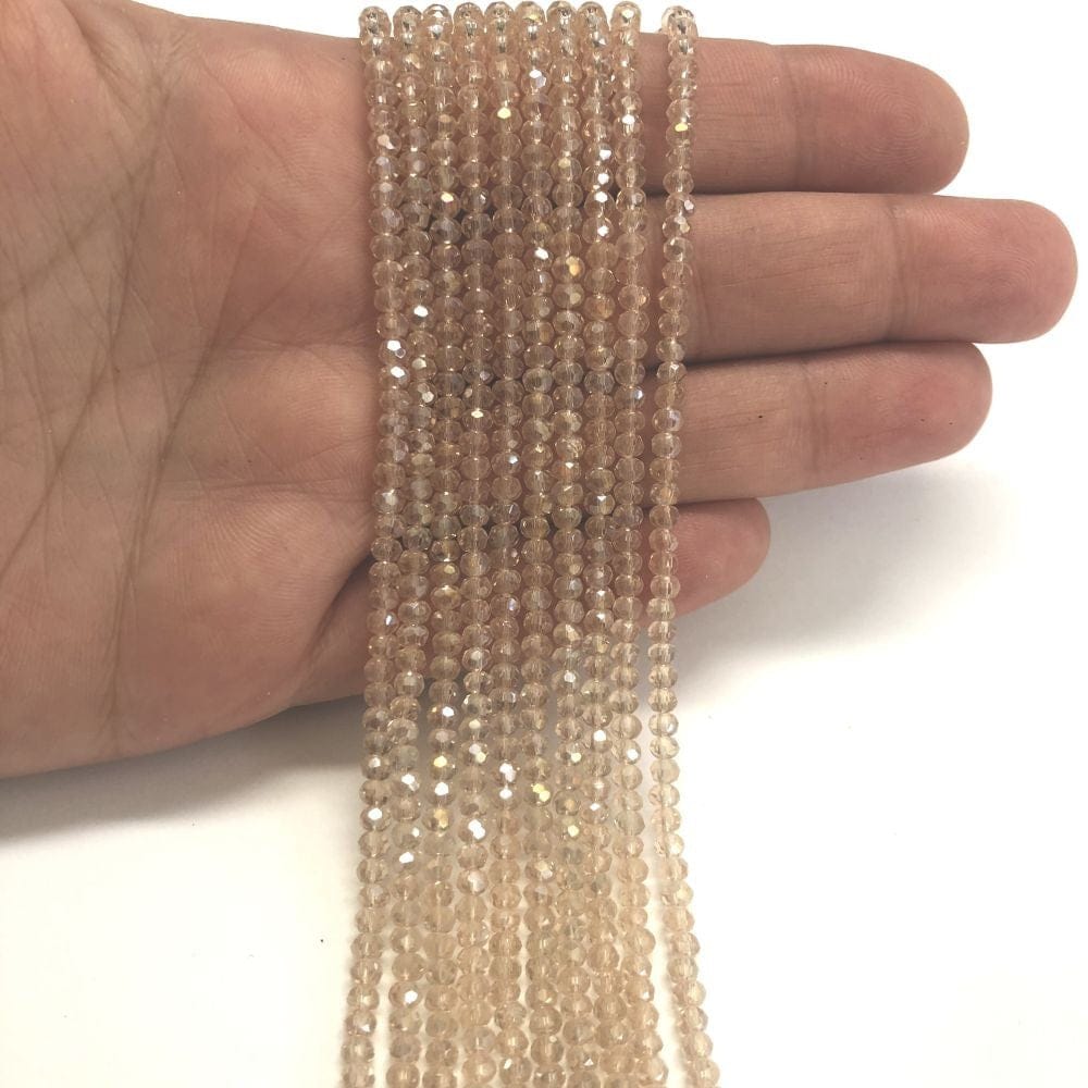 Crystal Beads, Chinese Crystal-3mm-40-Transparent Janjanli Powder