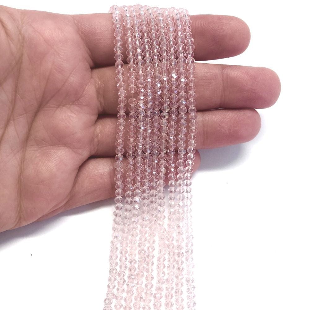 Crystal Beads, Chinese Crystal-3mm-42-Transparent Janjan pink