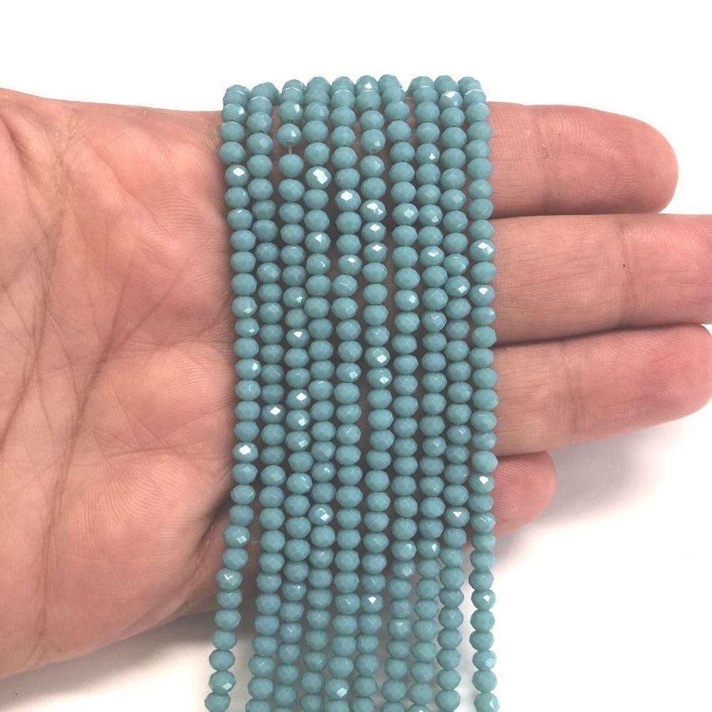 Crystal Bead, Chinese Crystal-3mm-14 - Opaque Turquoise