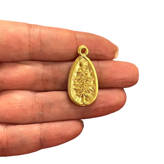Matte Gold Plated Pendant -18