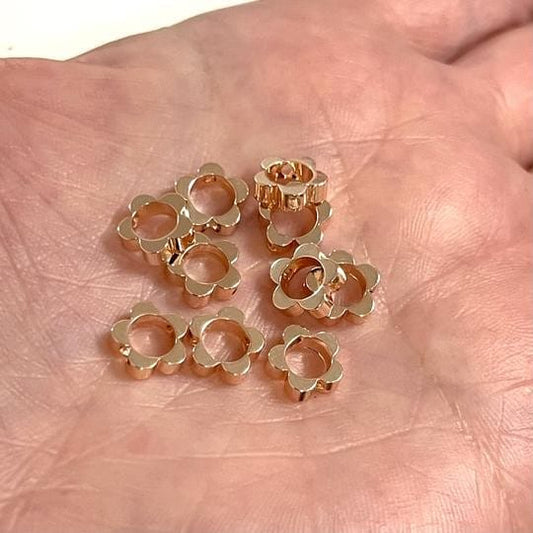 Rose Gold Plated Flower Spacer