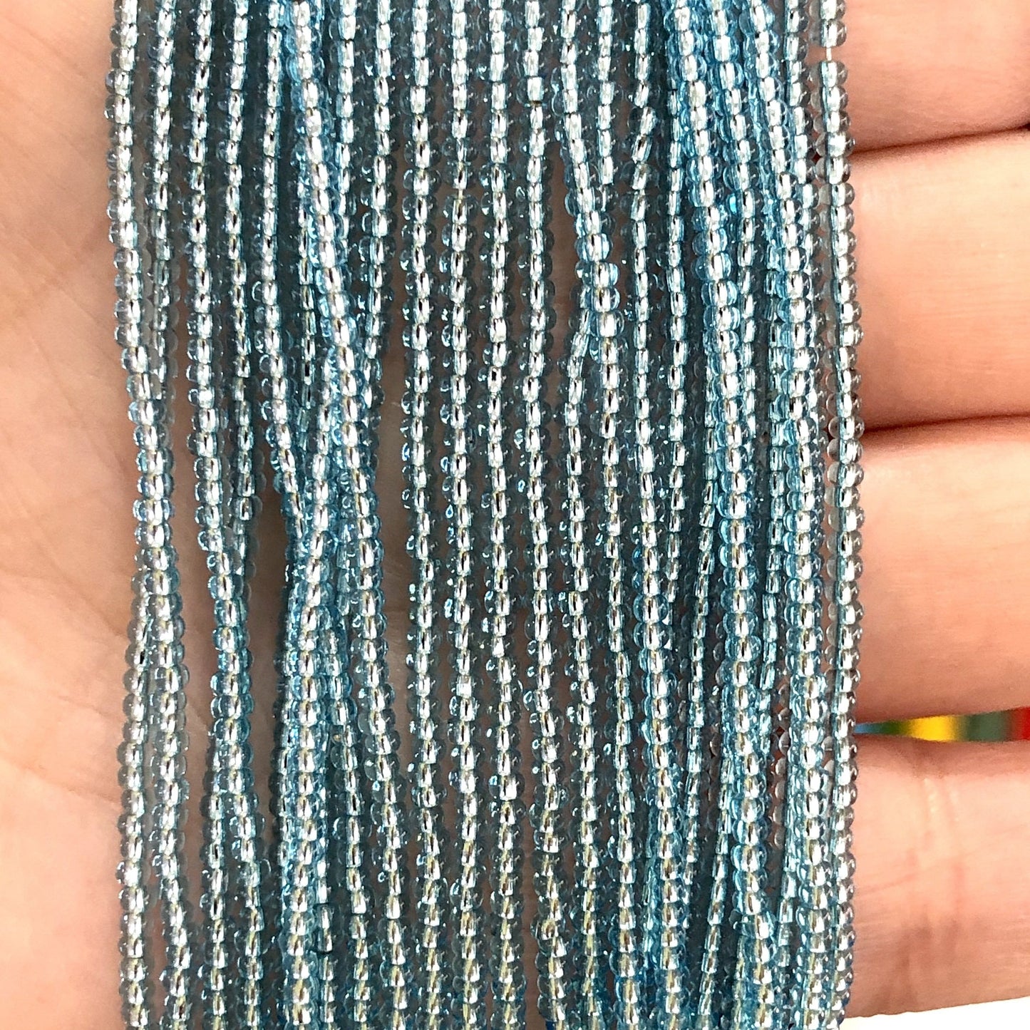 Preciosa Array Sand Beads -67010 Kristallisierter Aquamarin