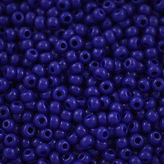 Miyuki Beads, MiyukiRoundBeads 8/0-0414 Opaque Cobalt