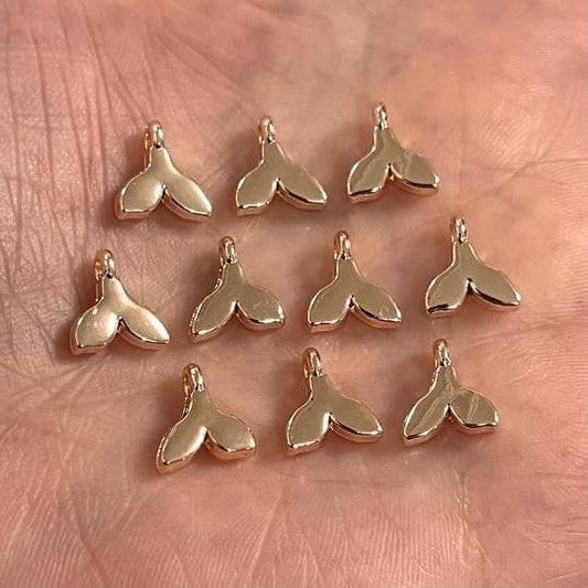 Rose Gold Plated Whale Tail Shaking Attachment
