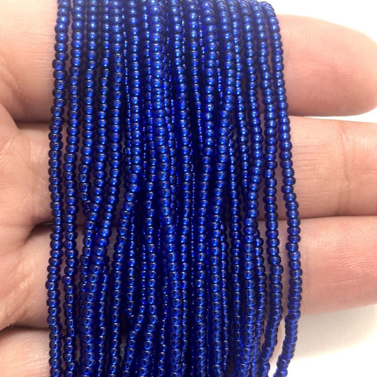 Preciosa Dizi Sand Beads 11/0 -67300- Crystallized Sax Blue