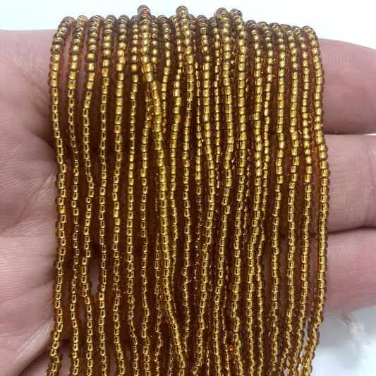 Preciosa Dizi Sand Beads 11/0 -17070- Crystallized Gold 2