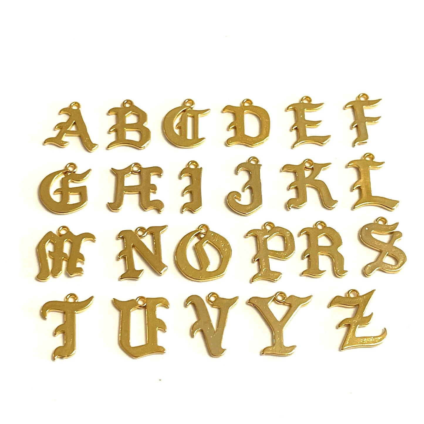 New Gold Plated Brass Letter