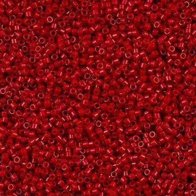 Miyuki Beads, Miyuki Delica 11/0 DB1140 Opaque Cherry Red