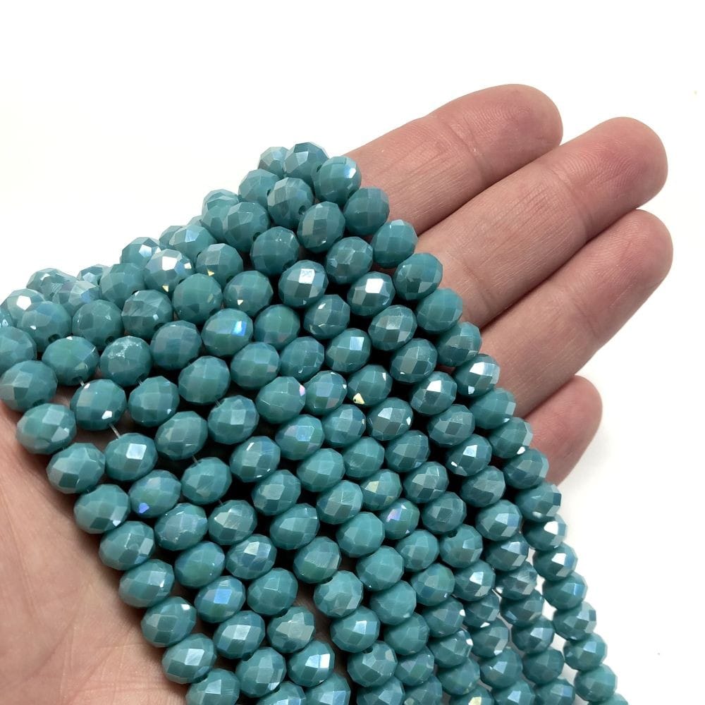 Crystal Beads, Chinese Crystal-8mm-23 (Janjan Turquoise)