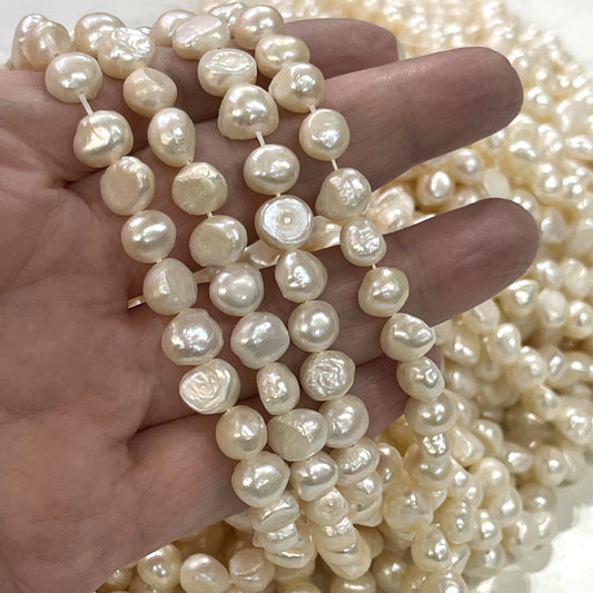 8-9mm Baroque Pearl (round)