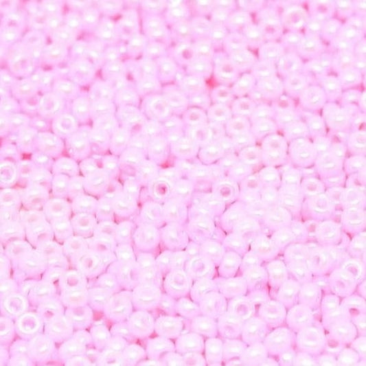 Miyuki-Perlen, MiyukiRoundBeads11/0-0428 Rosa undurchsichtige Farbe