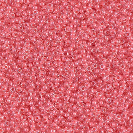 Miyuki Beads, MiyukiRoundBeads15/0-0204 – Koralle gefütterter Kristall