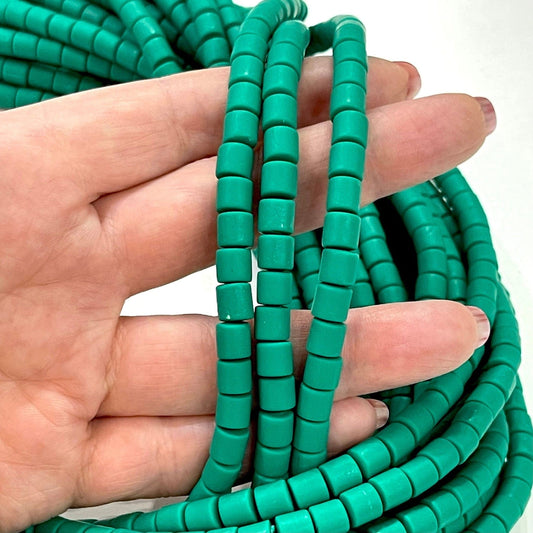Polymer Clay Lino Boncuk - 29 Koyu Yeşil