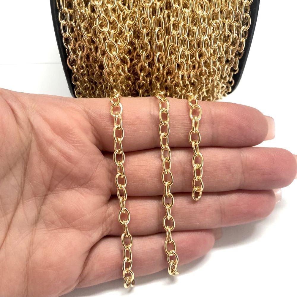 Gold Plated 1.0 Forced Chain 