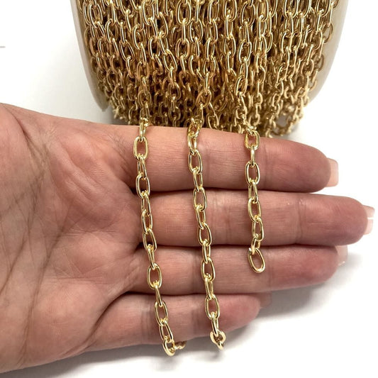 Gold Plated 1.20 Forced Chain 