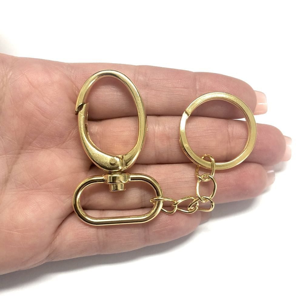 54mm Gold Plated Keychain - 1