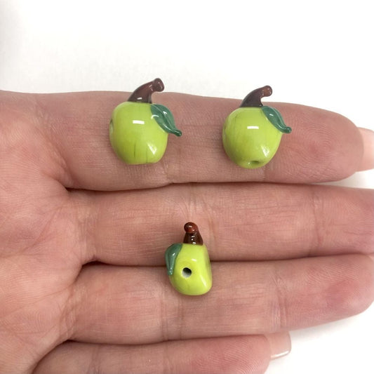 Murano Glass Green Apple