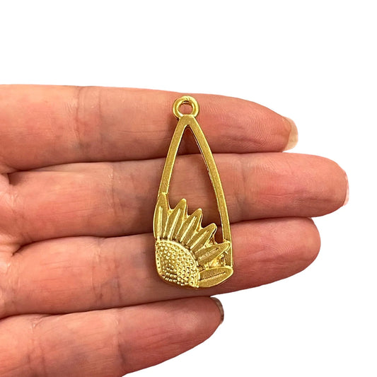 Matte Gold Plated Pendant -24