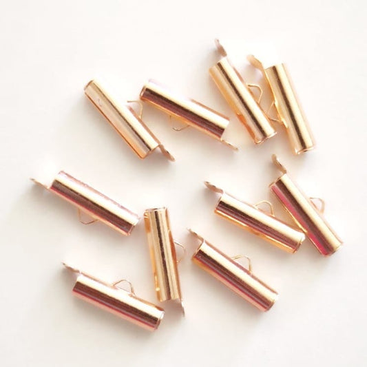 Rose Gold Plated Sliding Cornice Cover 15mm