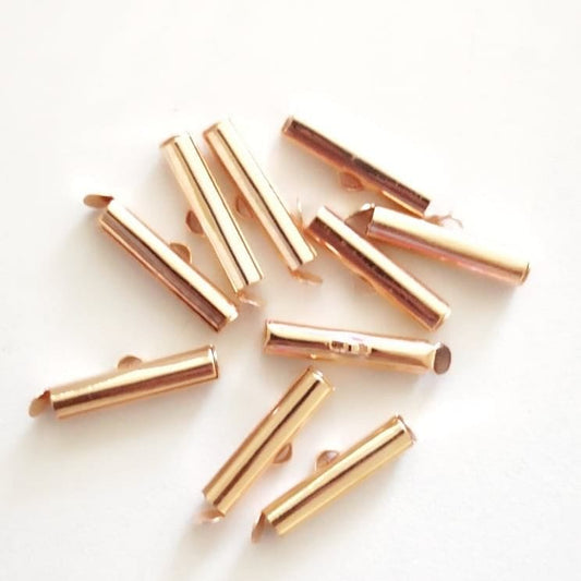 Rose Gold Plated Sliding Cornice Cover 20 mm