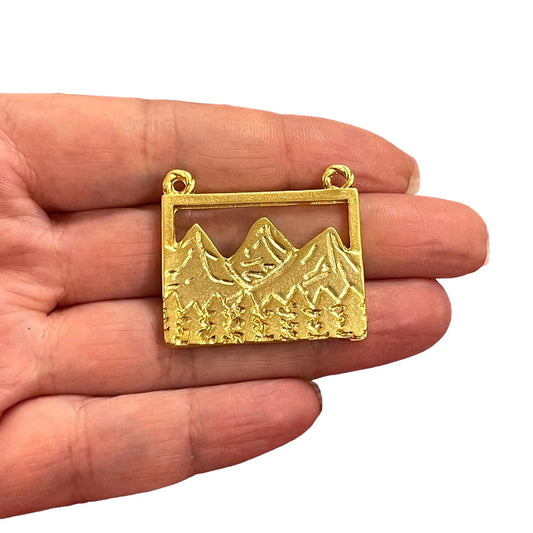 Matte Gold Plated Pendant -25