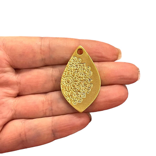 Matte Gold Plated Pendant -26